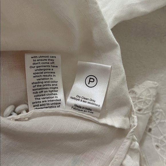 HEMANT & NANDITA White Floral Long Sleeve Dress - Picture 15 of 16